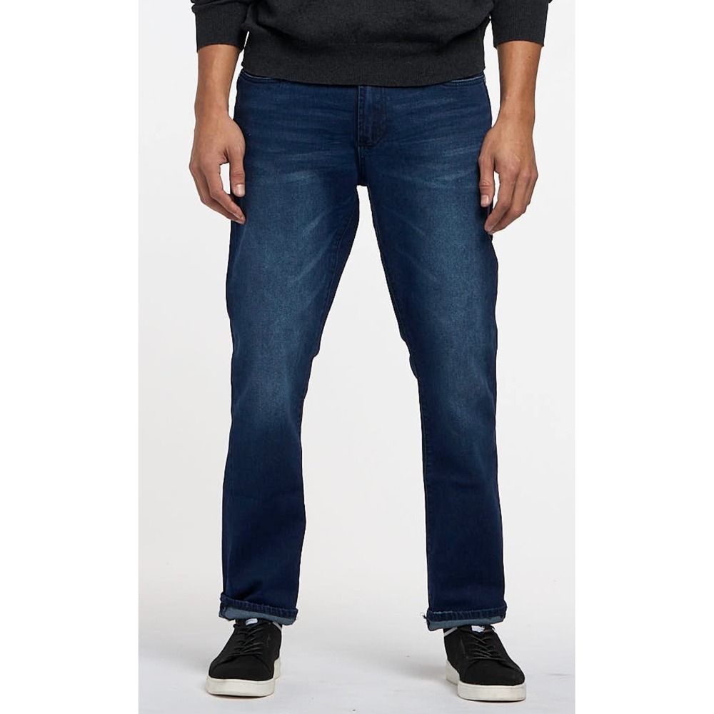 Ike Behar Luxury Denim Jeans 5 Pocket Slim Straight Fit Men's Size 38x32 Premium
